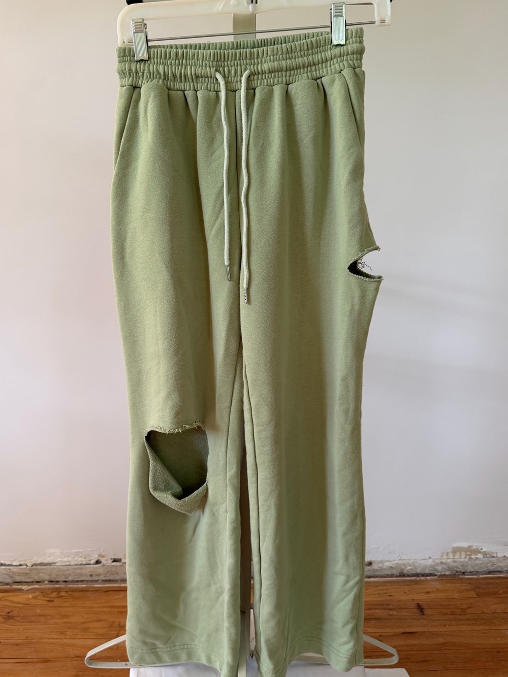 Men's Olive Green Drawstring Lounge Pants